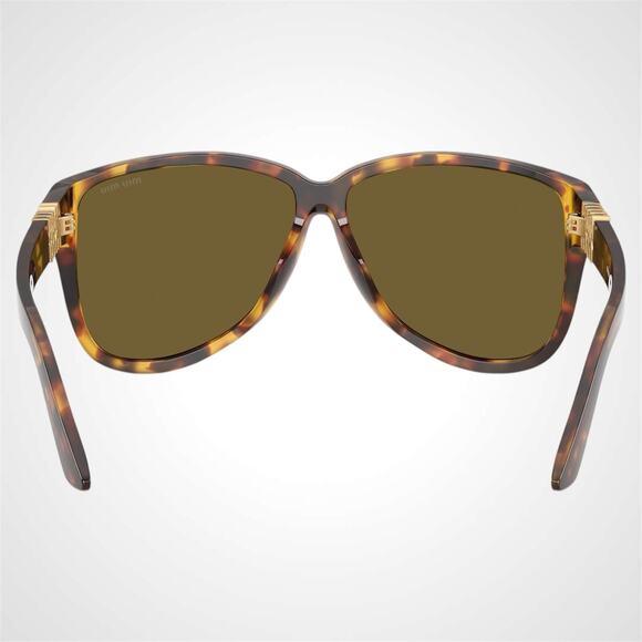 New MIU MIU Sunglasses Aviator Pilot Brown Honey Havana Tortoise - Picture 5 of 6